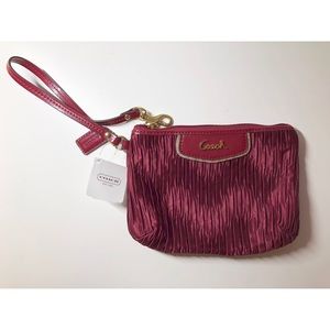 Coach Wristlet in Vintage Plum